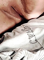 Spreading Pussy with Veggies