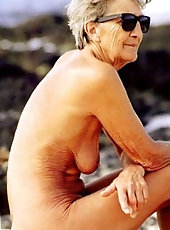 Attractive older women self-pleasuring