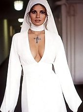 Seasoned women undressed almost completely inside