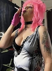 Cute women with big boobs are giving a blowjob