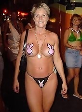 Elderly MILFs dress seductively